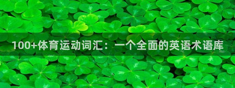 MK体育官网下载平台注册:100+体育运动词汇:一个全面的英